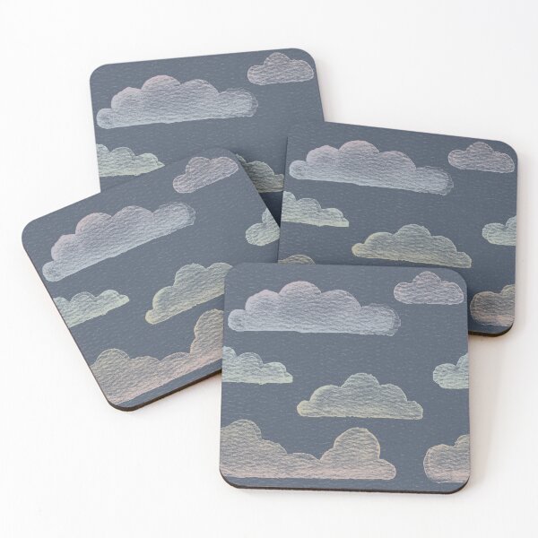 Item preview, Dreamtime Clouds Watercolor Pattern - Dusk + Rainbow Sorbet designed and sold by Irene Estelle.