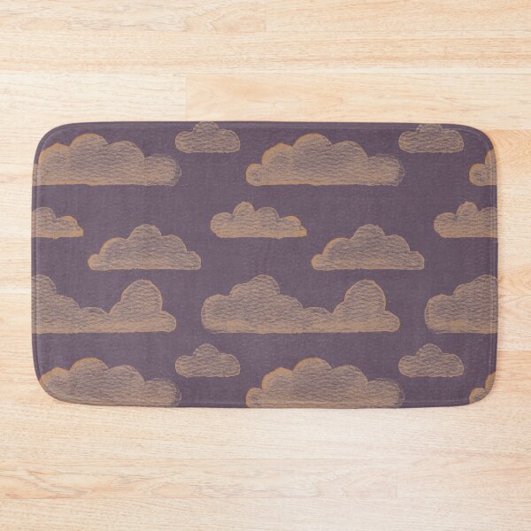 Item preview, Dreamtime Clouds Watercolor Pattern - Fig + Rust designed and sold by Irene Estelle.