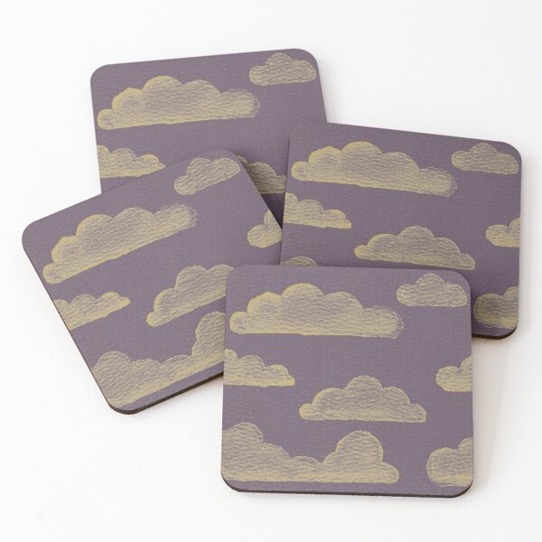 Item preview, Dreamtime Clouds Watercolor Pattern - Fig + Saffron designed and sold by Irene Estelle.