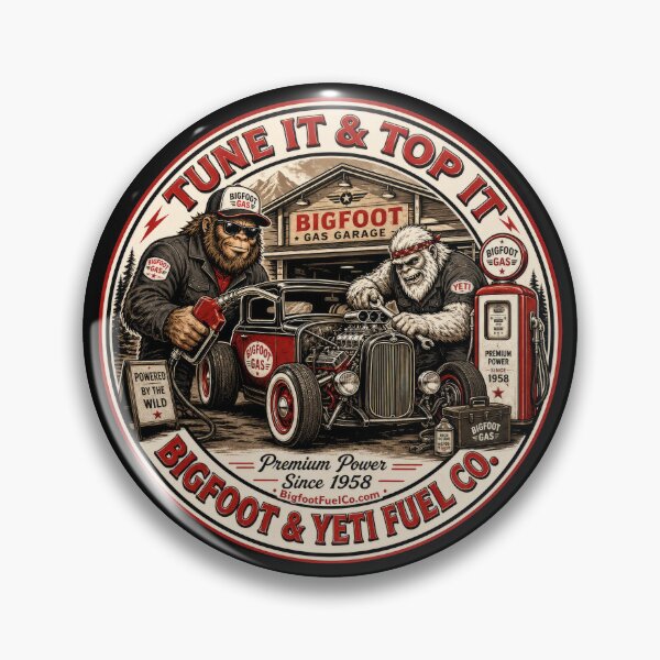 Item preview, Tune It & Top It Bigfoot and Yeti Fuel Co Garage designed and sold by Bigfoot Fuel Co.