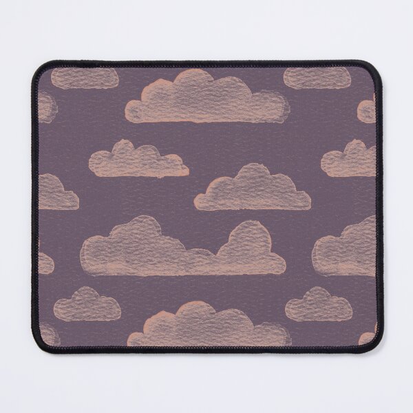 Item preview, Dreamtime Clouds Watercolor Pattern - Fig + Coral designed and sold by Irene Estelle.