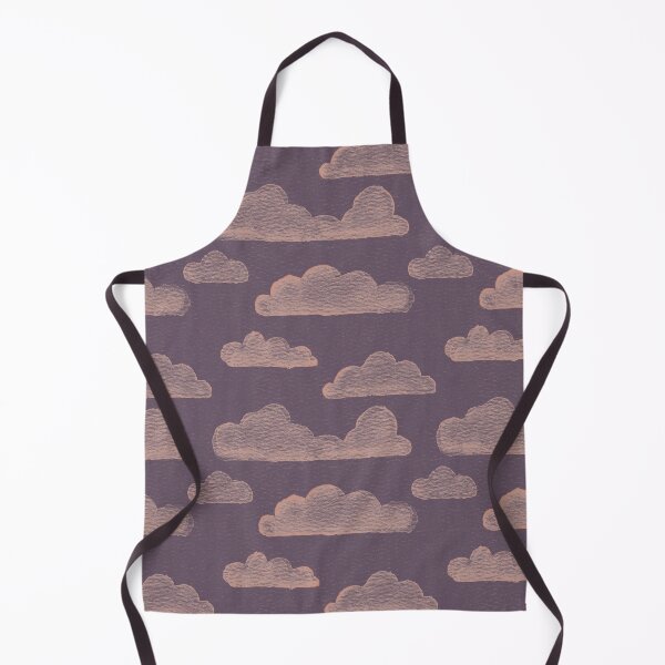Item preview, Dreamtime Clouds Watercolor Pattern - Fig + Coral designed and sold by Irene Estelle.