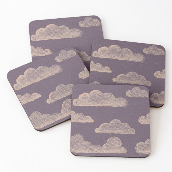Item preview, Dreamtime Clouds Watercolor Pattern - Fig + Melon designed and sold by Irene Estelle.