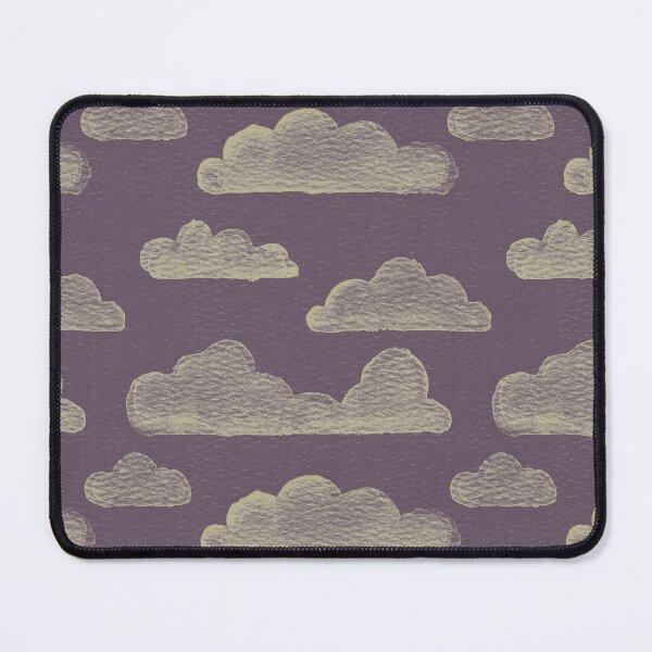 Item preview, Dreamtime Clouds Watercolor Pattern - Fig + Gold designed and sold by Irene Estelle.