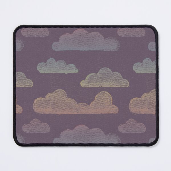Item preview, Dreamtime Clouds Watercolor Pattern - Fig + Rainbow Sunset designed and sold by Irene Estelle.