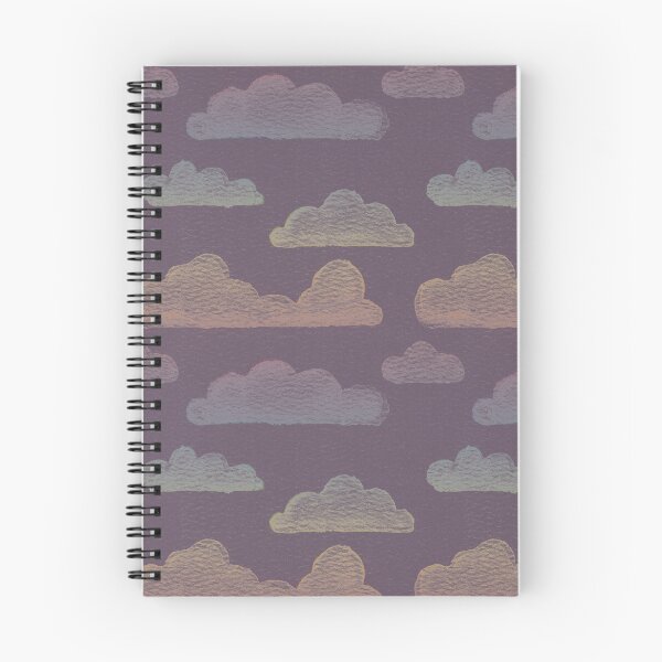 Item preview, Dreamtime Clouds Watercolor Pattern - Fig + Rainbow Sunset designed and sold by Irene Estelle.