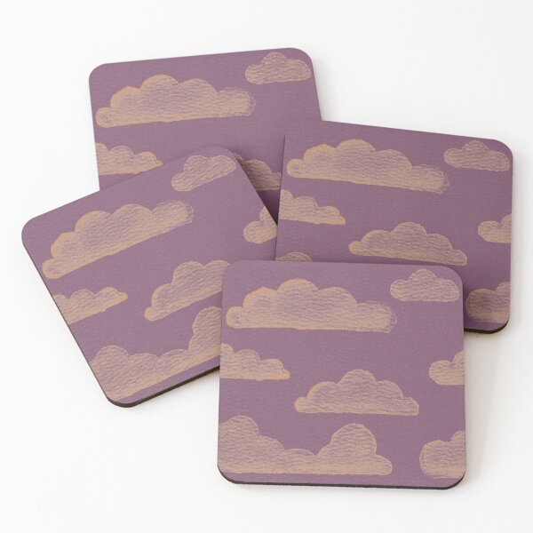 Item preview, Dreamtime Clouds Watercolor Pattern - Beet + Rust designed and sold by Irene Estelle.