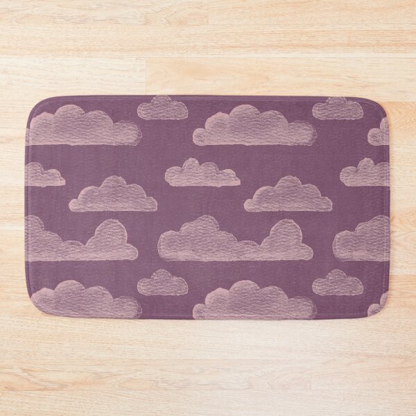 Item preview, Dreamtime Clouds Watercolor Pattern - Beet + Rose designed and sold by Irene Estelle.