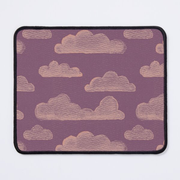 Item preview, Dreamtime Clouds Watercolor Pattern - Beet + Coral designed and sold by Irene Estelle.