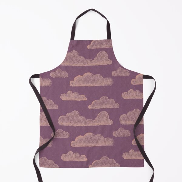 Item preview, Dreamtime Clouds Watercolor Pattern - Beet + Coral designed and sold by Irene Estelle.