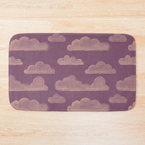 Item preview, Dreamtime Clouds Watercolor Pattern - Beet + Coral designed and sold by Irene Estelle.