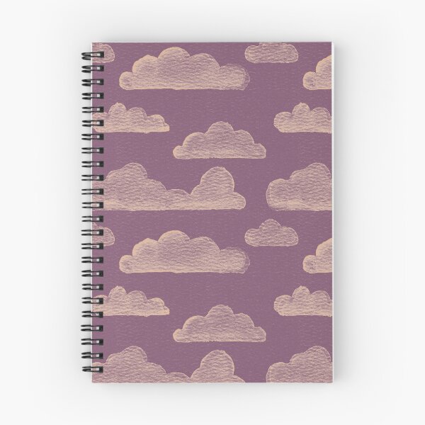 Item preview, Dreamtime Clouds Watercolor Pattern - Beet + Melon designed and sold by Irene Estelle.