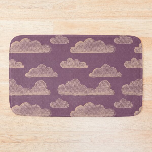 Item preview, Dreamtime Clouds Watercolor Pattern - Beet + Melon designed and sold by Irene Estelle.