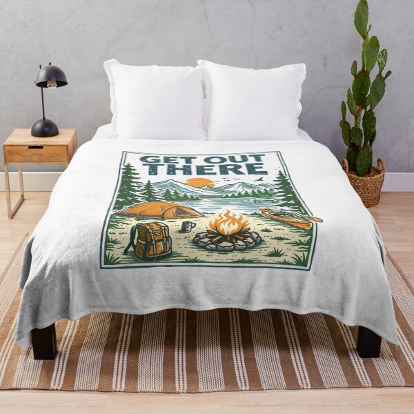 Item preview, Outdoor Adventure Camping T-Shirt designed and sold by Matinez Pink.