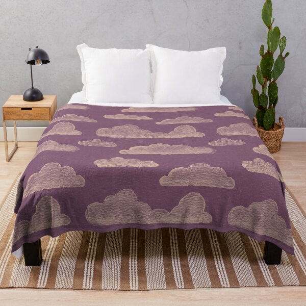 Item preview, Dreamtime Clouds Watercolor Pattern - Beet + Melon designed and sold by Irene Estelle.