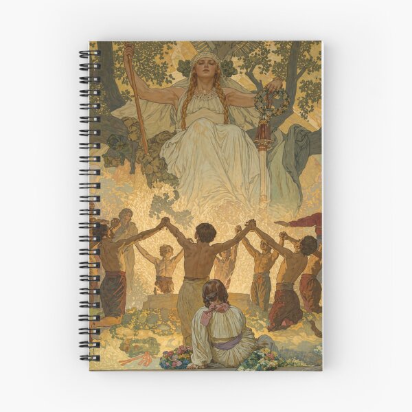 Item preview, Art Nouveau Mythic Ritual Illustration Sacred Dance Scene for Symbolism Art Lovers  SEO Tags: designed and sold by RickE.