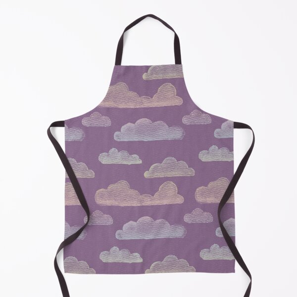 Item preview, Dreamtime Clouds Watercolor Pattern - Plum + Rainbow Sorbet designed and sold by Irene Estelle.