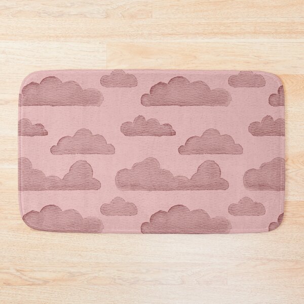 Item preview, Dreamtime Clouds Watercolor Pattern - Rose + Ruby designed and sold by Irene Estelle.