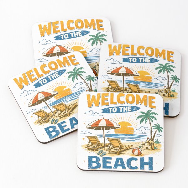 Item preview, Beach Welcome T-Shirt designed and sold by Matinez Pink.