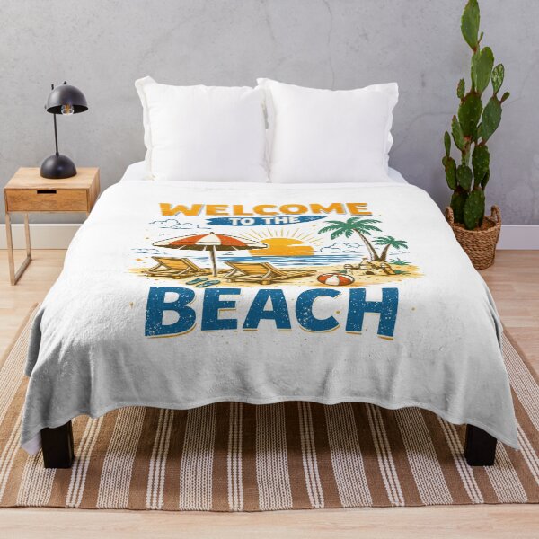 Item preview, Beach Welcome T-Shirt designed and sold by Matinez Pink.