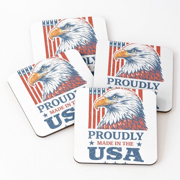 Item preview, Proudly Made in the USA Eagle T-Shirt designed and sold by Matinez Pink.