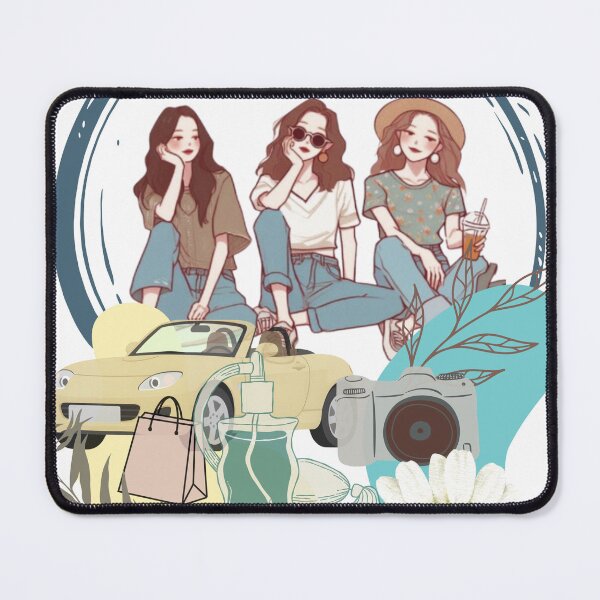 Item preview,  Aesthetic Besties Road Trip Adventure, AESTHETIC, GIRLS designed and sold by ravenRM.