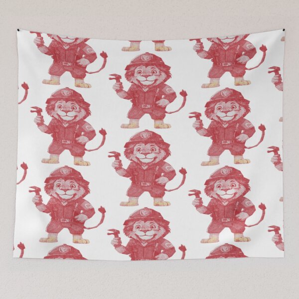 Item preview, Lion Firefighter designed and sold by kinpirks.