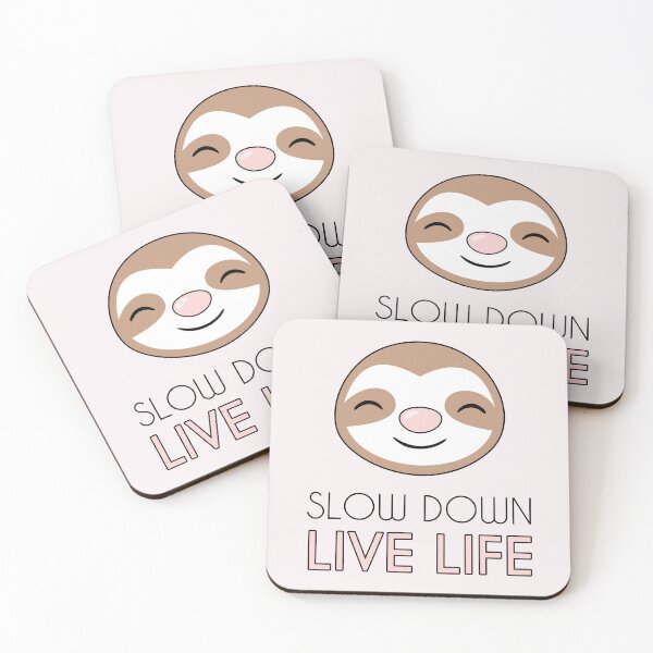Item preview, SLOW DOWN, LIVE LIFE designed and sold by Krameri Creations.