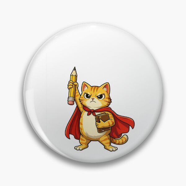 Item preview, HERO CAT - STICKER designed and sold by CROFTARTS.