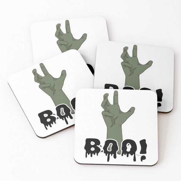 Item preview, Spooky Zombie Hand Boo! - Scary Halloween Monster Art designed and sold by SoftAuraStudi0.