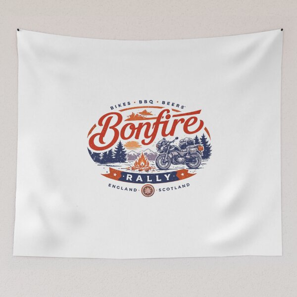 Item preview, Motorcycle Bonfire Rally T-Shirt designed and sold by Matinez Pink.