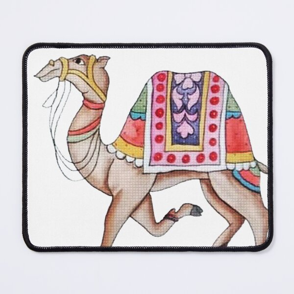 Item preview, Traditional Indian Royal Camel Illustration - Ethnic Folk Art Style designed and sold by MrArt10K.