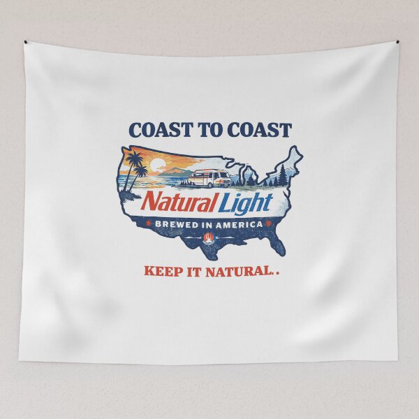 Item preview, Coast to Coast Natural Light T-Shirt designed and sold by Matinez Pink.