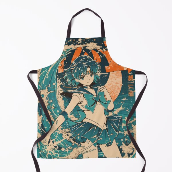 Item preview, Sailor Mercury Retro Tidal Wave  designed and sold by AnimeArsenalPrints.