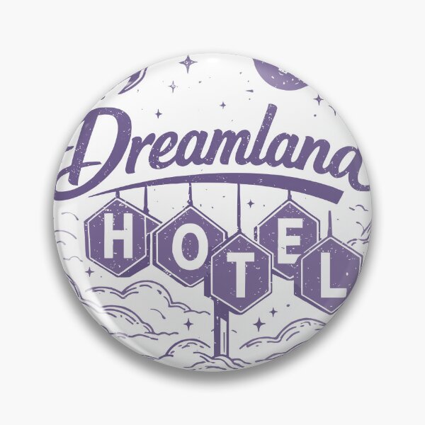 Item preview, Dreamland Hotel Space Themed T-Shirt designed and sold by Matinez Pink.