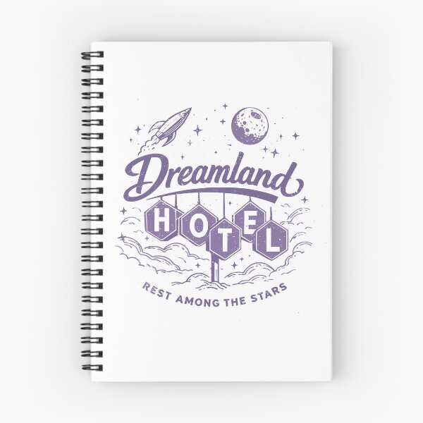 Item preview, Dreamland Hotel Space Themed T-Shirt designed and sold by Matinez Pink.