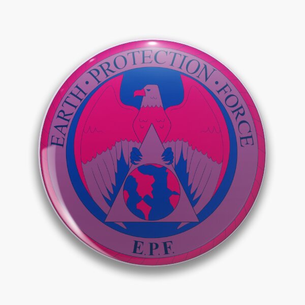 Item preview, Earth Protection Force logo bisexual designed and sold by VioletVulpini.
