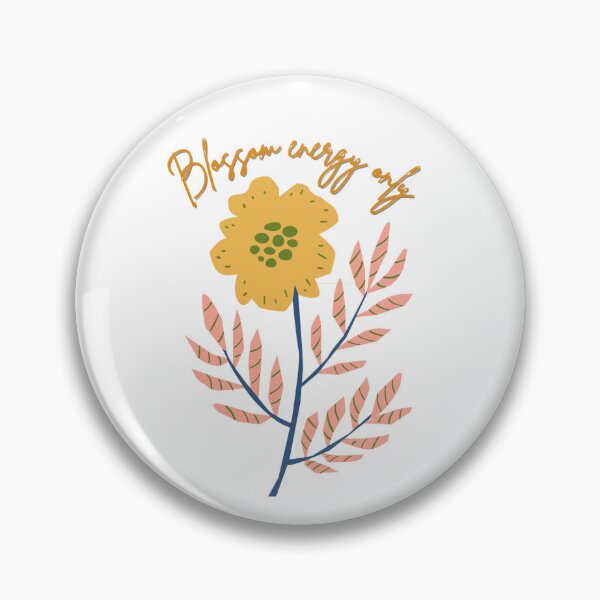 Item preview, Blossom Energy Only Floral Aesthetic Typography Design designed and sold by CreativePallavi.