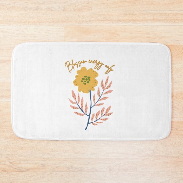 Item preview, Blossom Energy Only Floral Aesthetic Typography Design designed and sold by CreativePallavi.