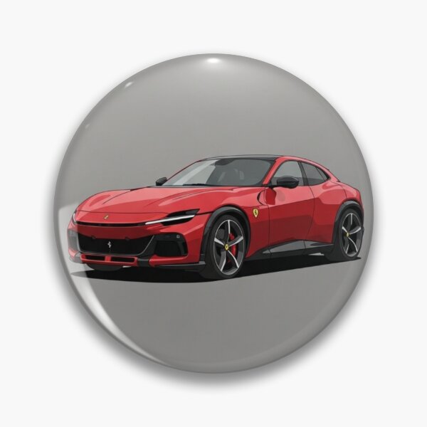 Aperçu de l'œuvre Ferrari Purosangue Luxe Super SUV Rétro Polaroid Art créée et vendue par Motorline44.