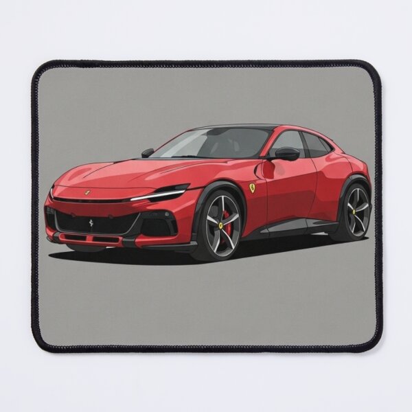 Item preview, Ferrari Purosangue Luxury Super SUV Retro Polaroid Art designed and sold by Motorline44.