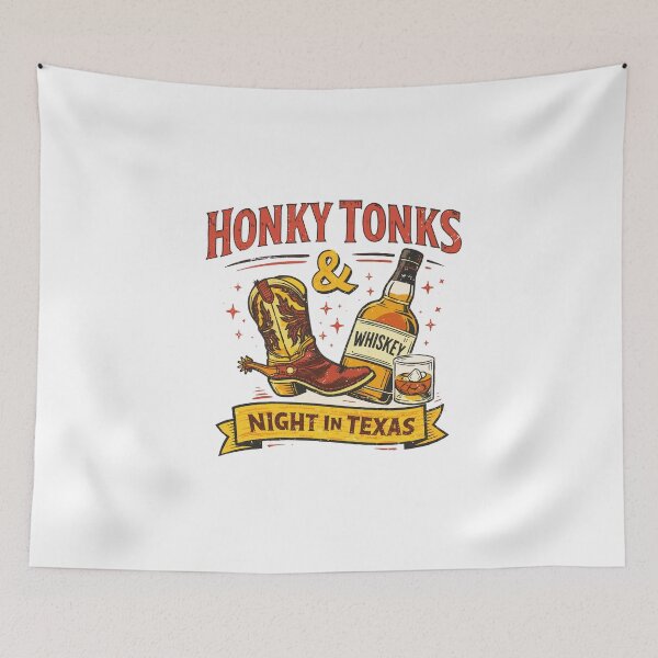 Item preview, Honky Tonks & Whiskey Texas Night designed and sold by Matinez Pink.