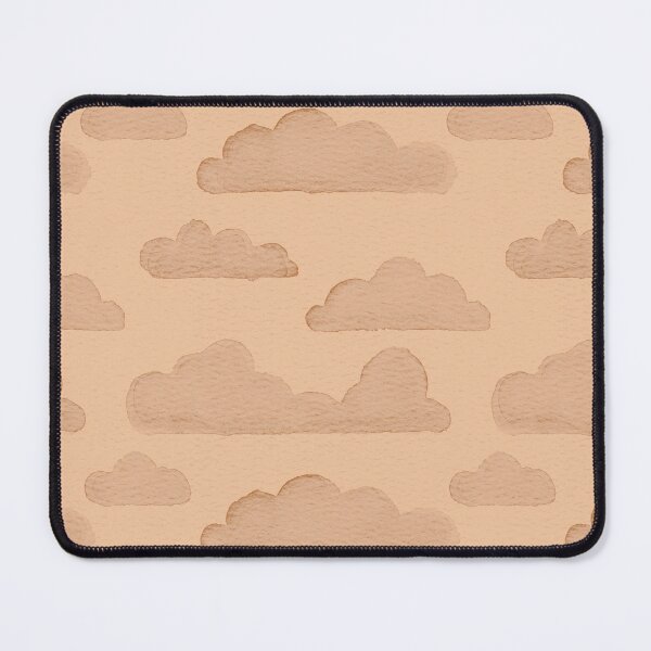 Item preview, Dreamtime Clouds Watercolor Pattern - Melon + Rust designed and sold by Irene Estelle.