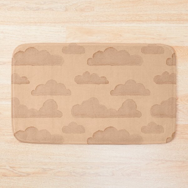 Item preview, Dreamtime Clouds Watercolor Pattern - Melon + Rust designed and sold by Irene Estelle.