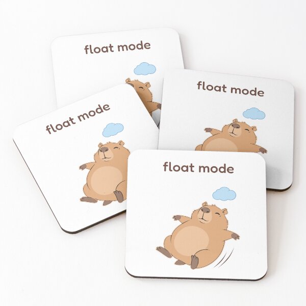Item preview, Float Mode Capybara Relaxed Chill Mood designed and sold by Sir Capy B.