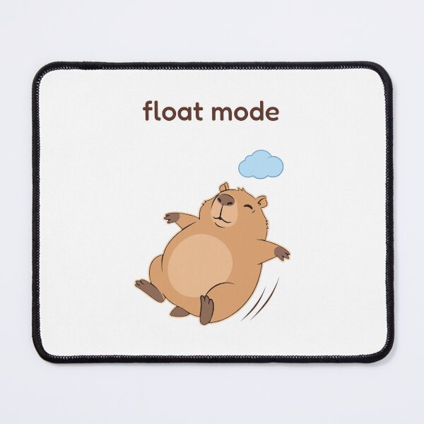 Item preview, Float Mode Capybara Relaxed Chill Mood designed and sold by Sir Capy B.