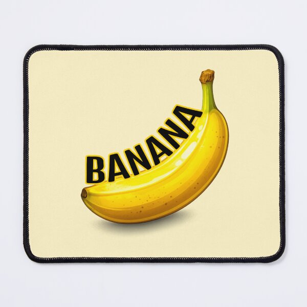 Item preview, Banana Typography Fruit Pop Art Design designed and sold by PixelParinda.