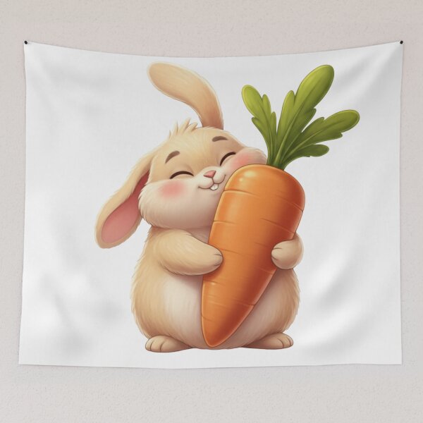 Item preview, Funny Rabbit Meme Humor Collection – Cute Carrot Bunny Meme Funny Rabbit Cartoon Happy Bunny designed and sold by MiraLumeStudio.