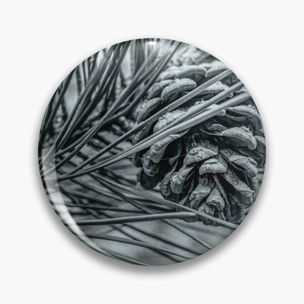 Item preview, Geometry of the Forest — Pine Cone in Black and White designed and sold by Rabee Khalil Photography.