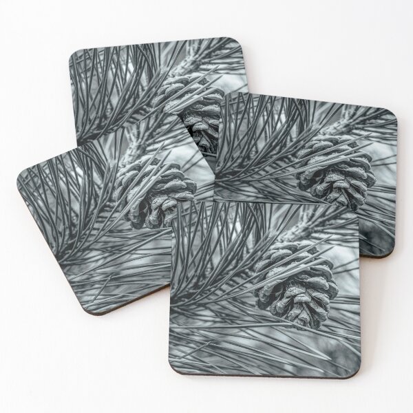 Item preview, Geometry of the Forest — Pine Cone in Black and White designed and sold by Rabee Khalil Photography.